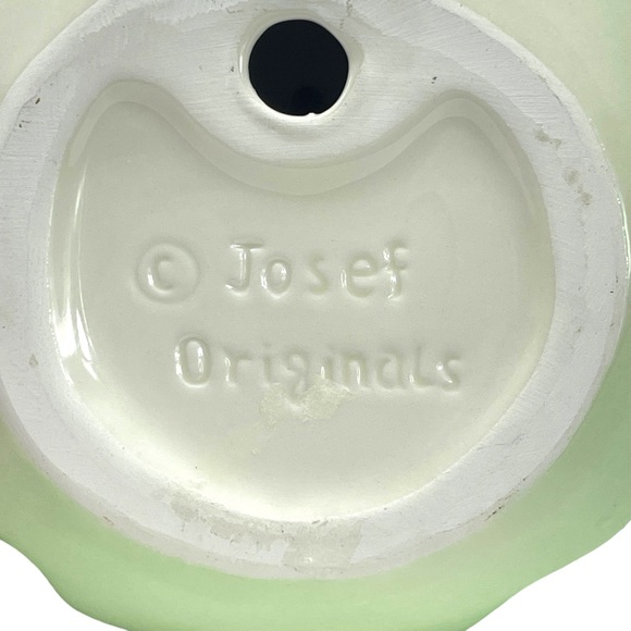 Josef Originals Vintage 18th Birthday Angel Girl Figurine in Green Dress & Wings - Picture 11 of 11